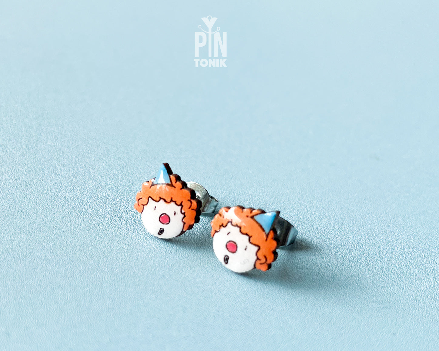 Little Clown Stud Earrings