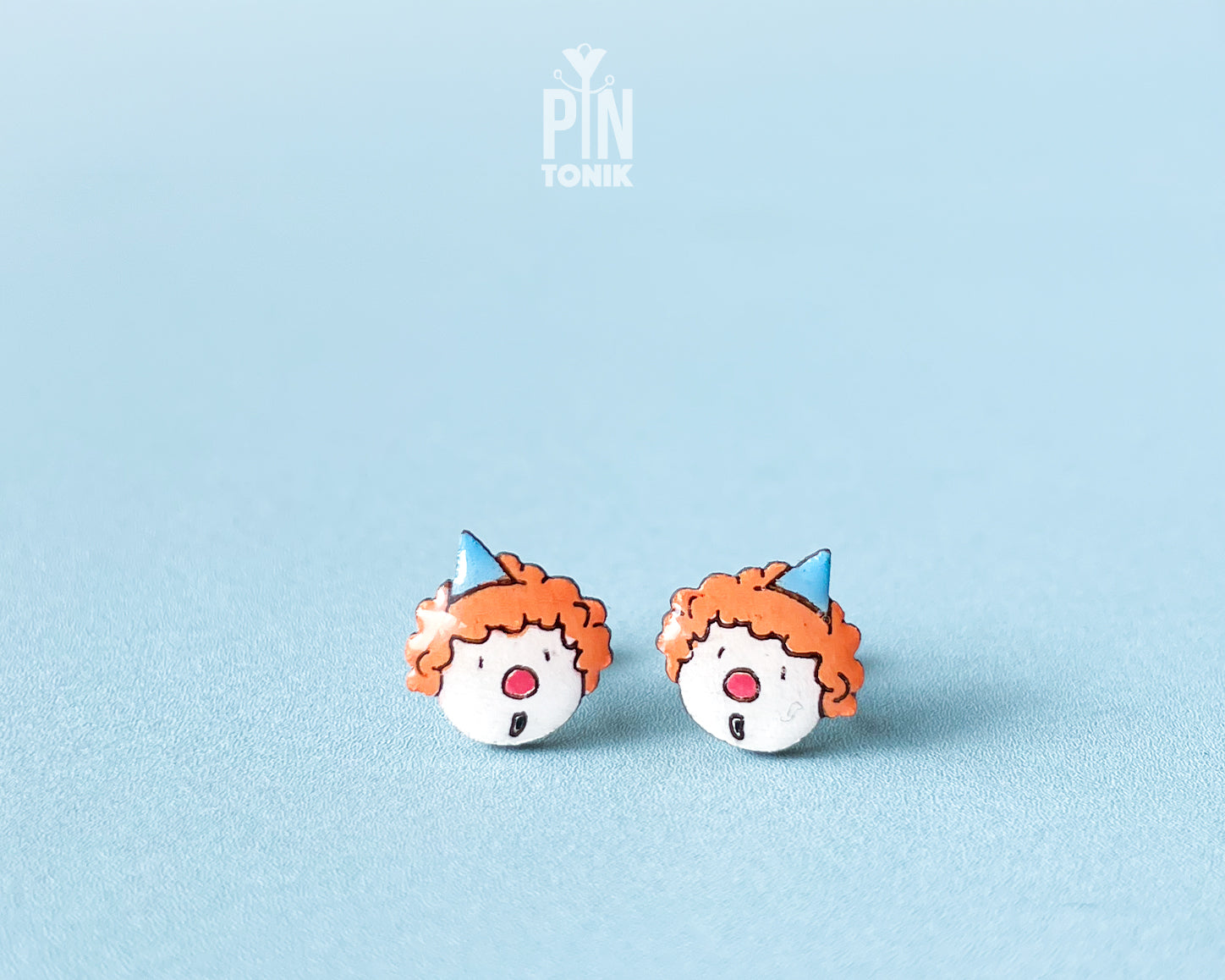 Little Clown Stud Earrings