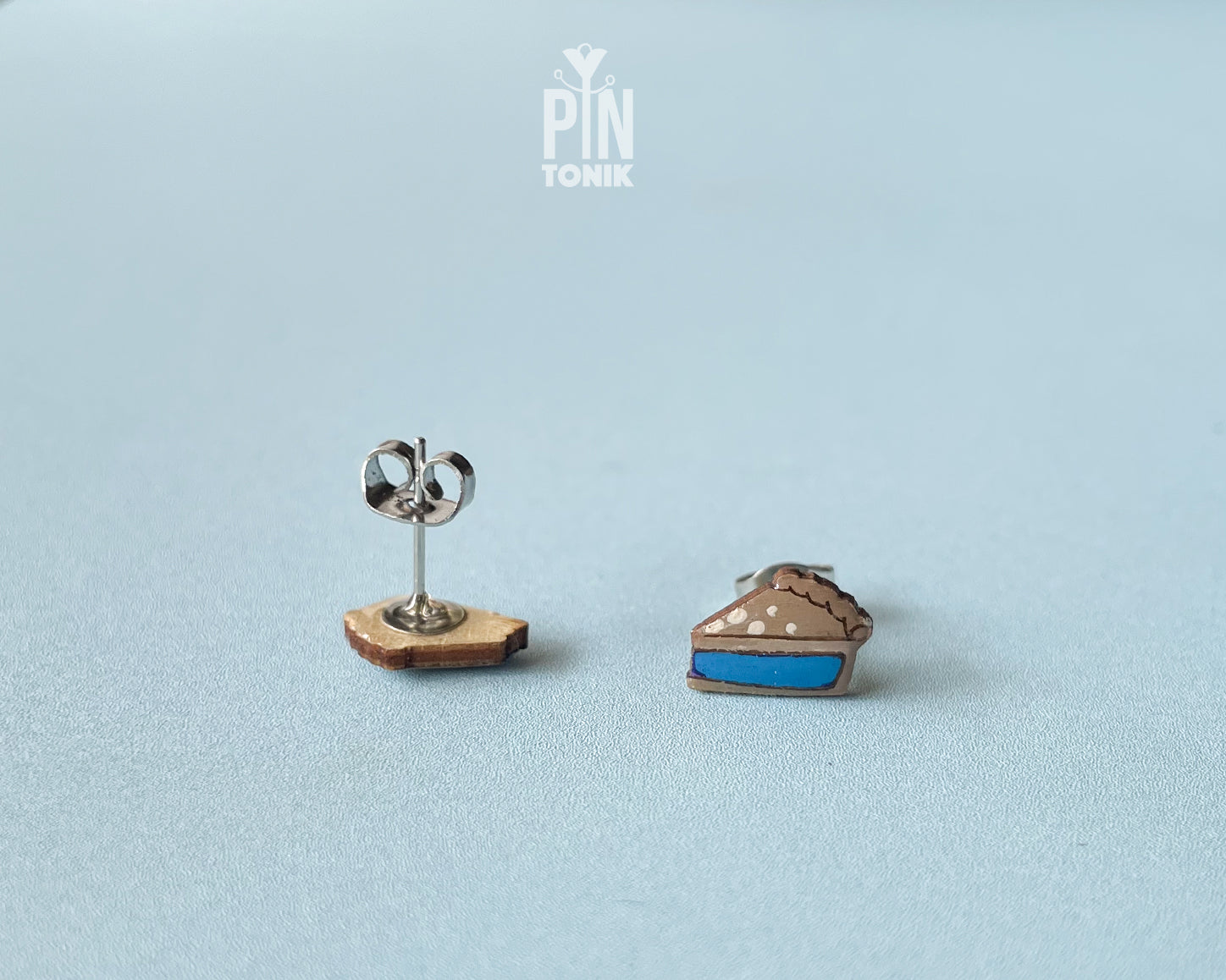Blueberry Pie Stud Earrings
