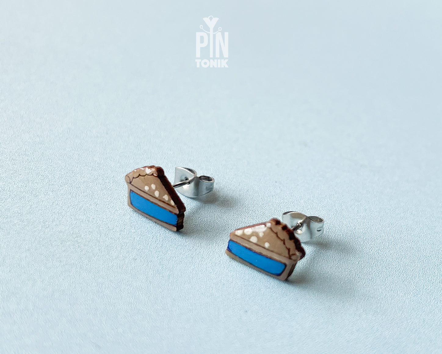 Blueberry Pie Stud Earrings
