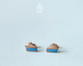 Blueberry Pie Stud Earrings