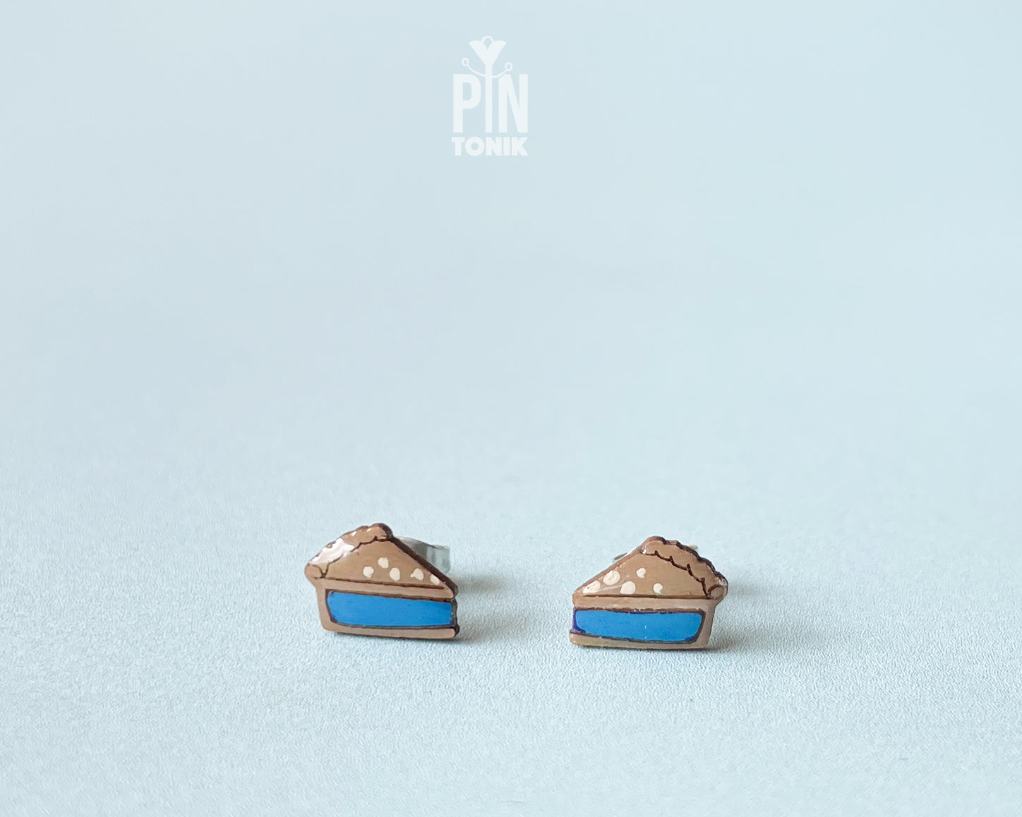 Blueberry Pie Stud Earrings