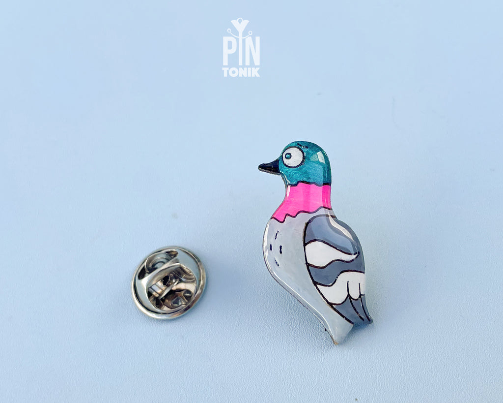 City Pigeon Pin