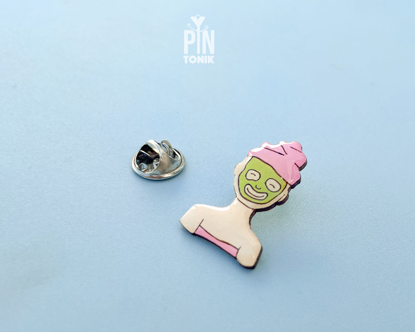 Spa Day Wooden Pin