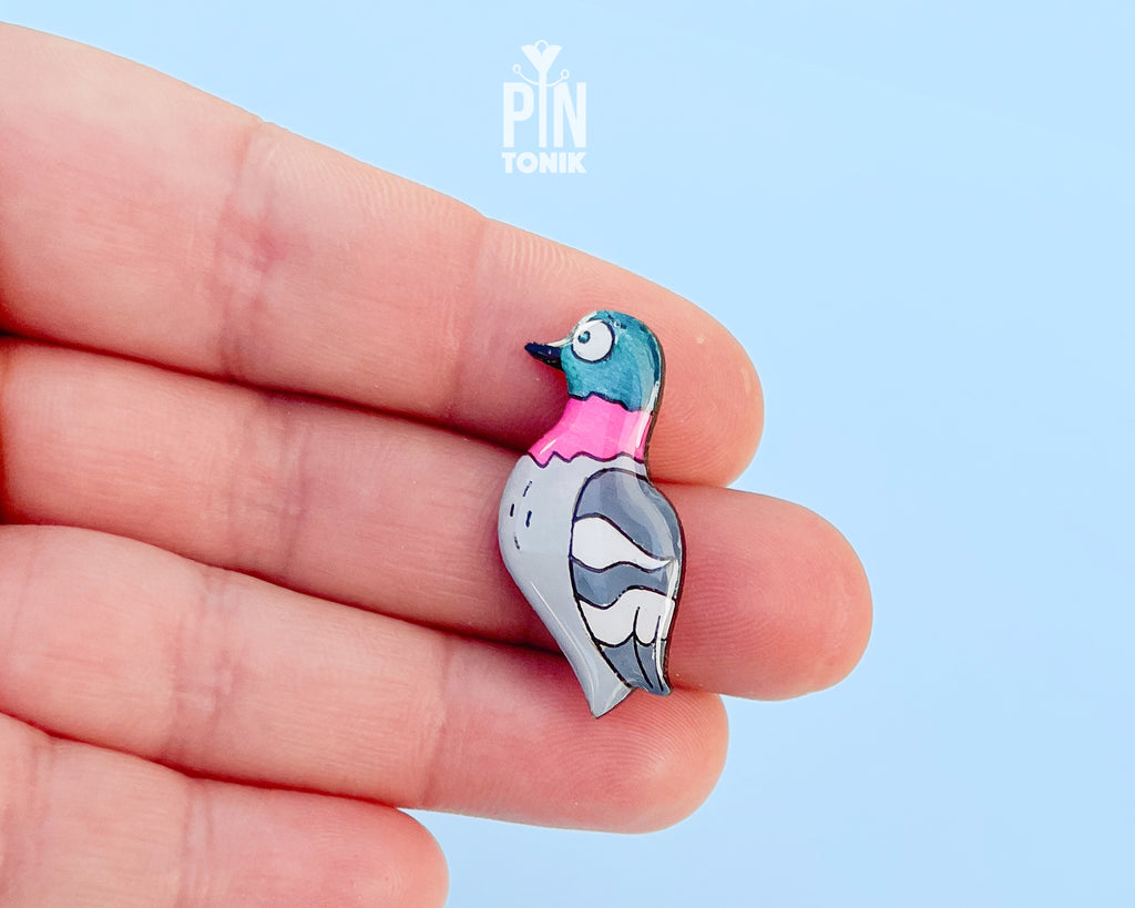 City Pigeon Pin