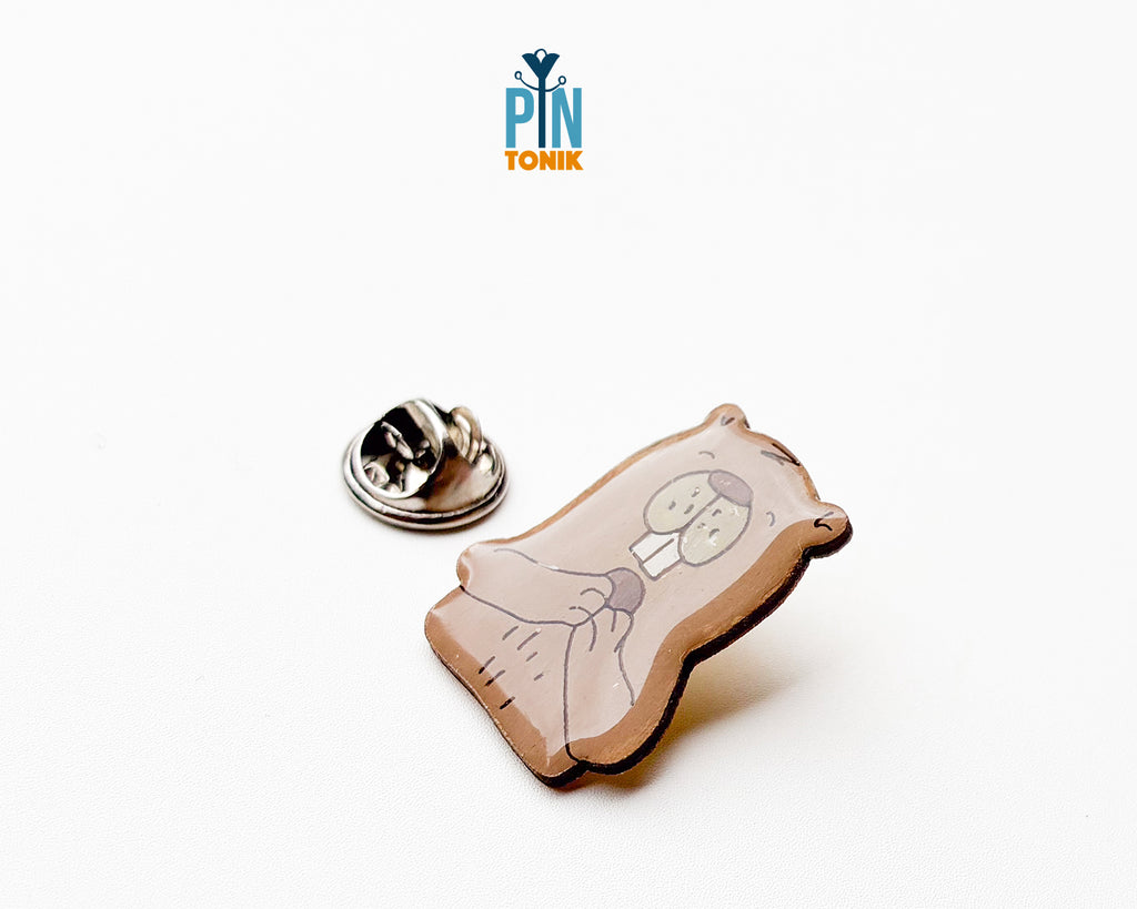 Beaver Wooden Pin