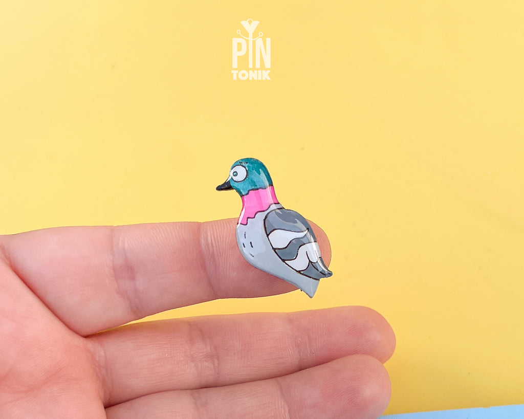 City Pigeon Pin