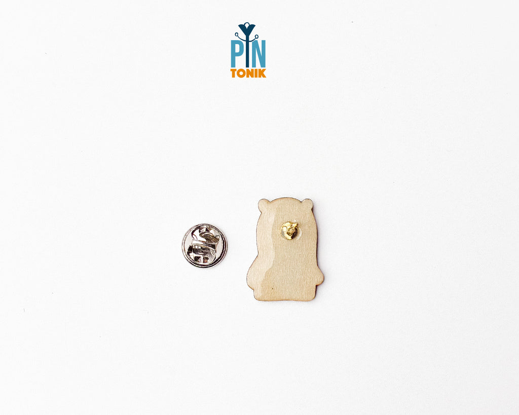 Beaver Wooden Pin