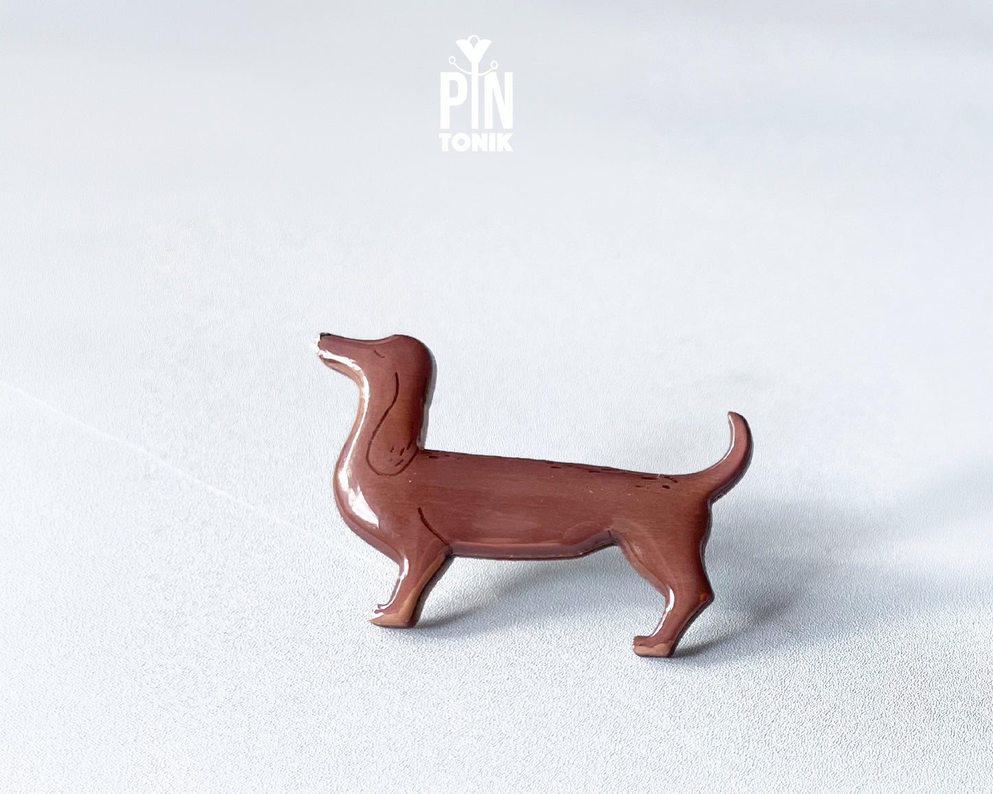 Dachshund Wooden Pin