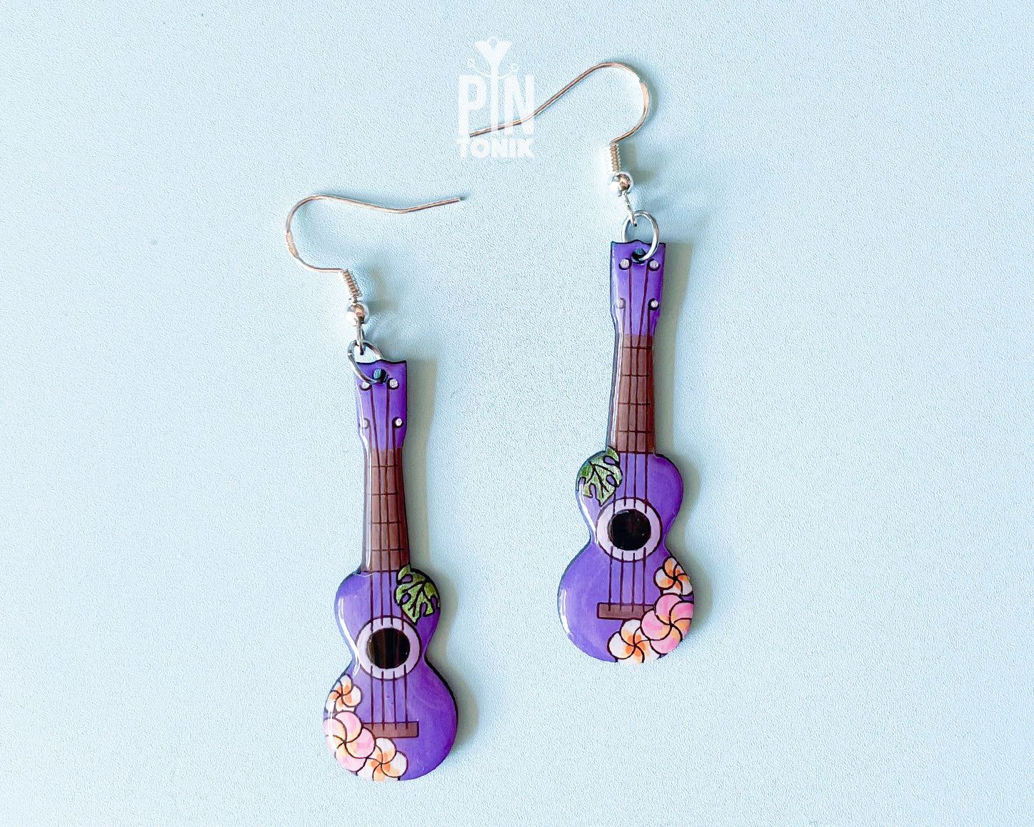 Ukulele Dangle Earrings