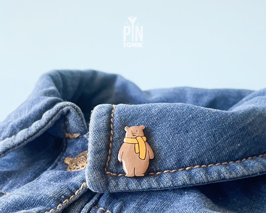 Brown Bear Pin