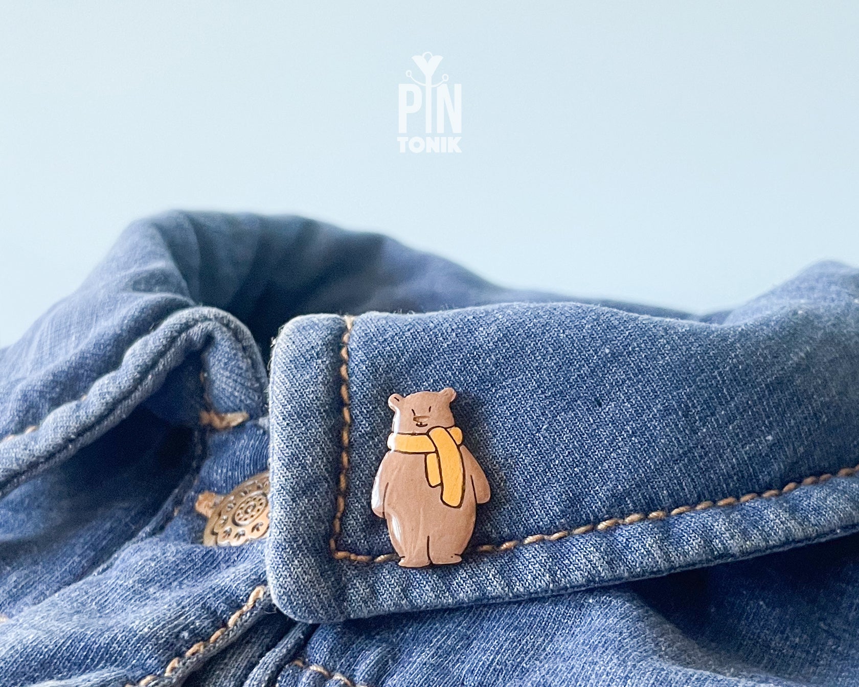 Brown Bear Pin