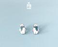 Polar Bear Stud Earrings