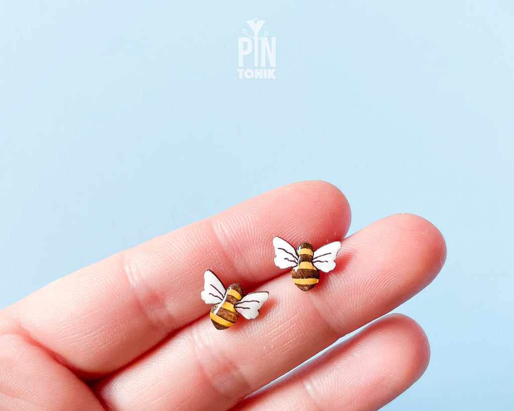 Bumblebee Stud Earrings
