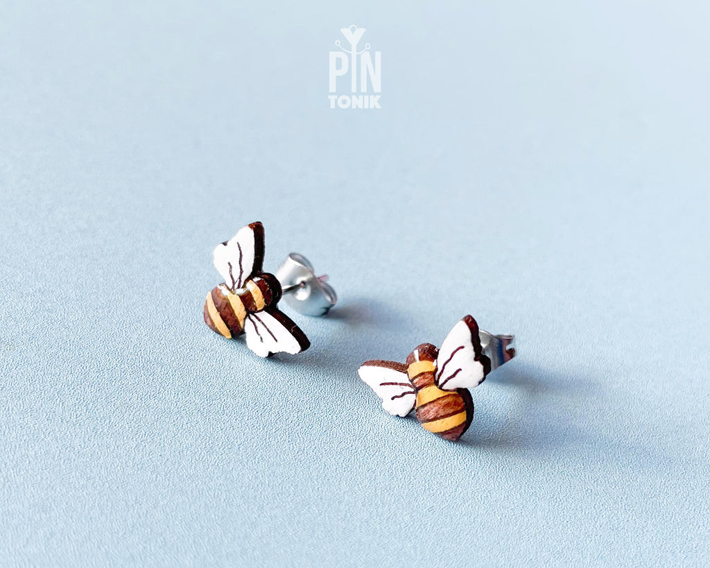Bumblebee Stud Earrings