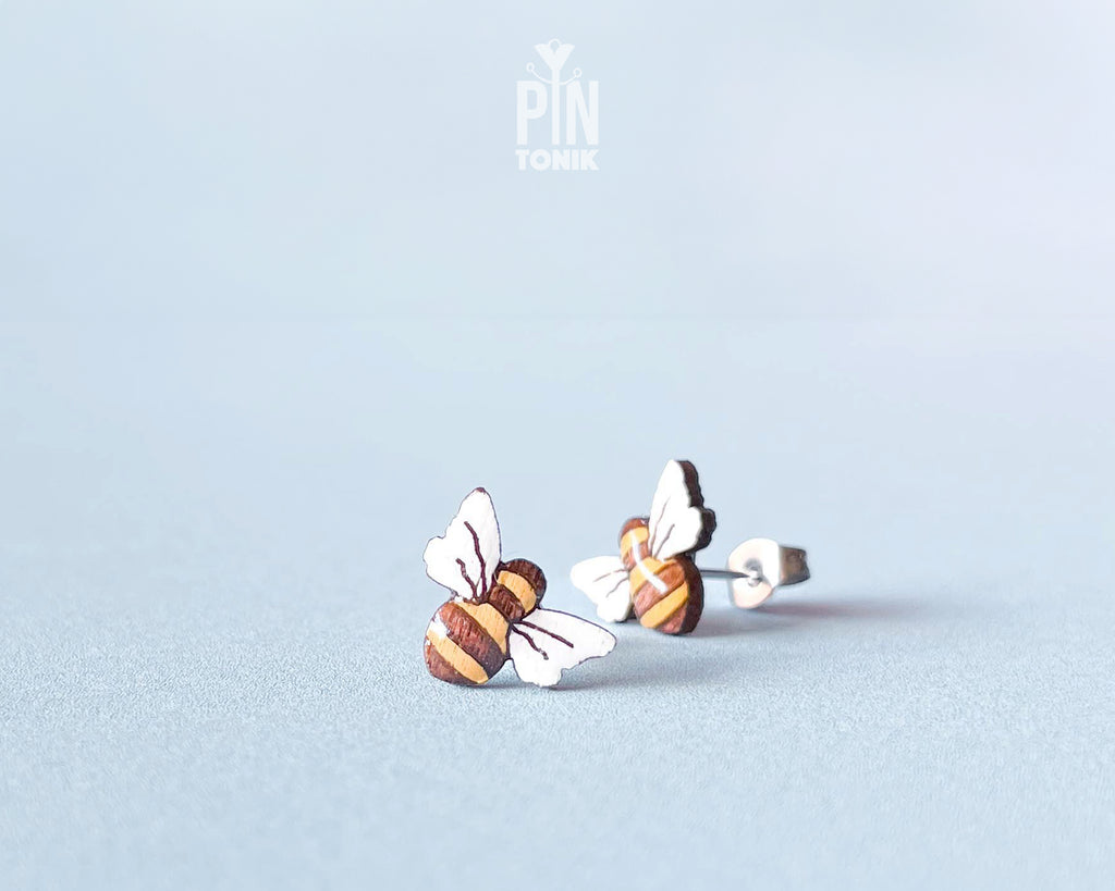 Bumblebee Stud Earrings