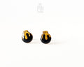 Black & Gold Ornament Studs