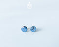 Blueberry Wooden Stud Earrings