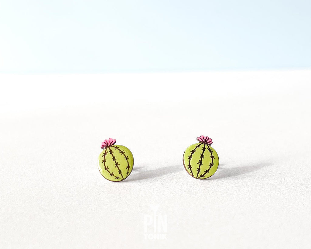 Clous d'oreilles Cactus