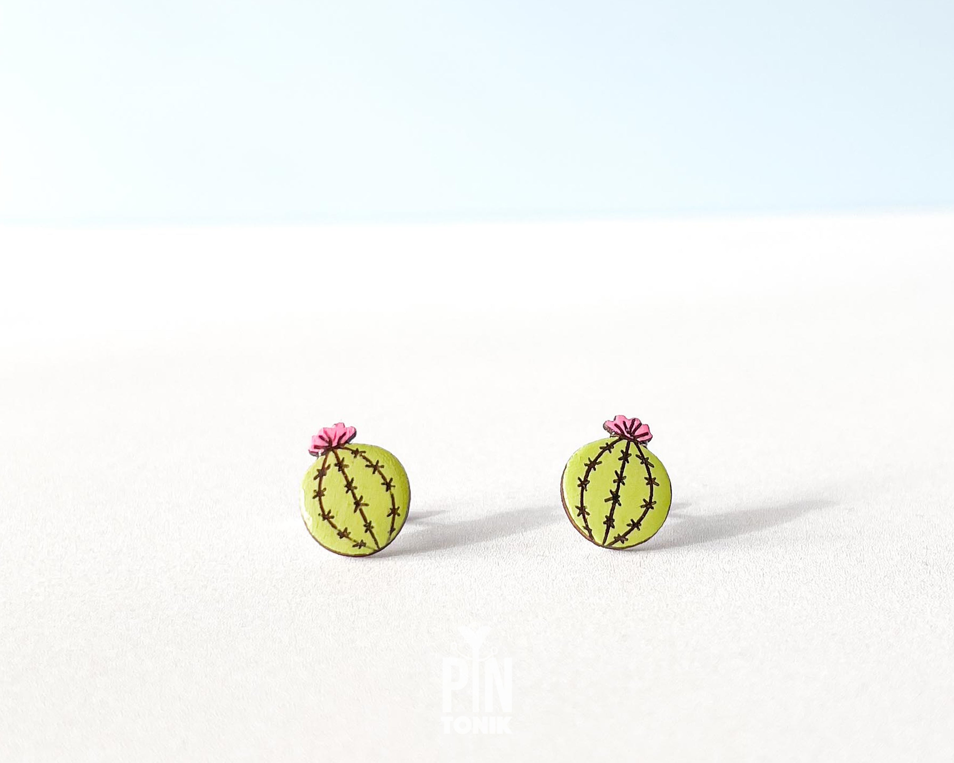 Clous d'oreilles Cactus
