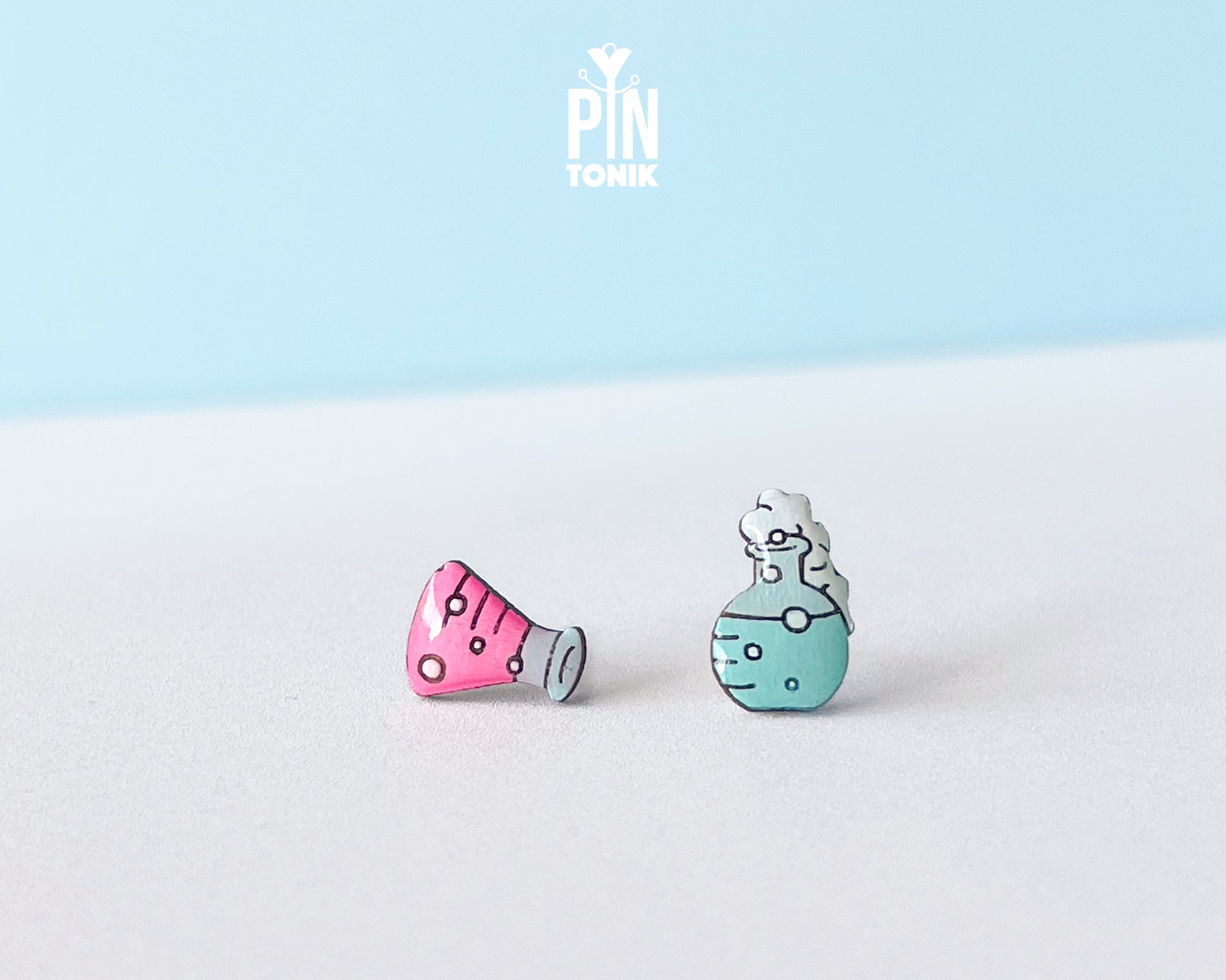 Chemistry Lab Stud Earrings