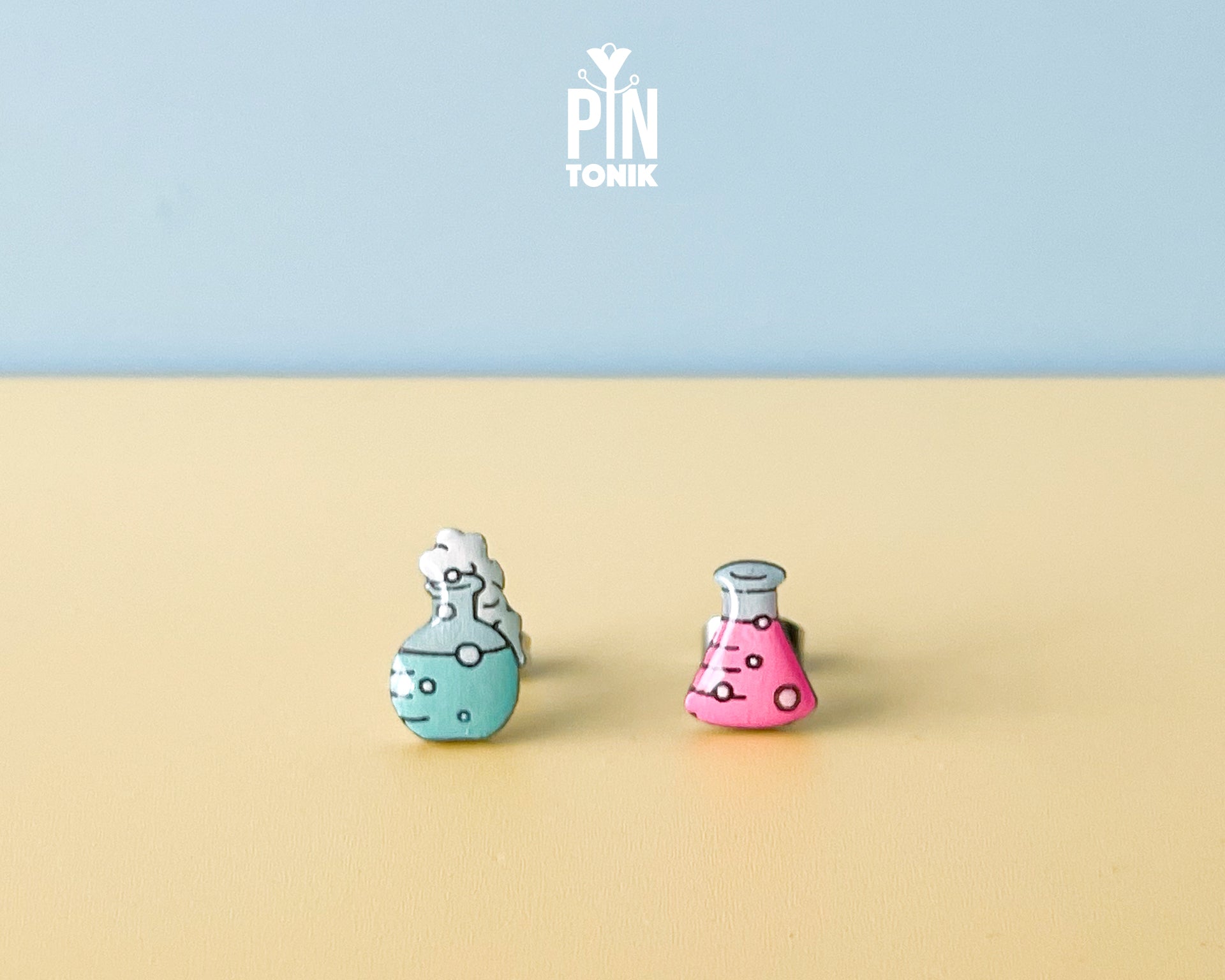 Chemistry Lab Stud Earrings