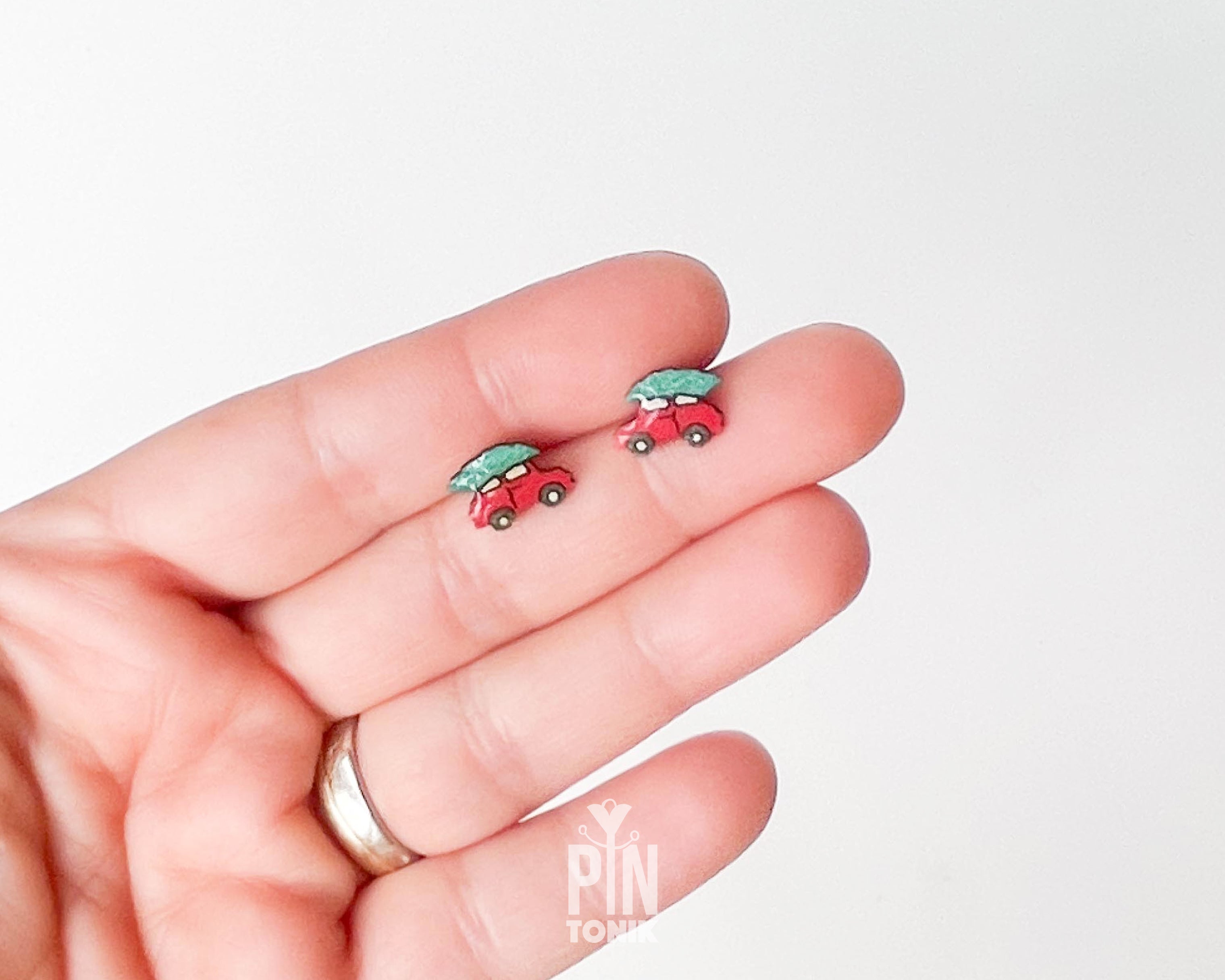 Christmas Tree Car Studs