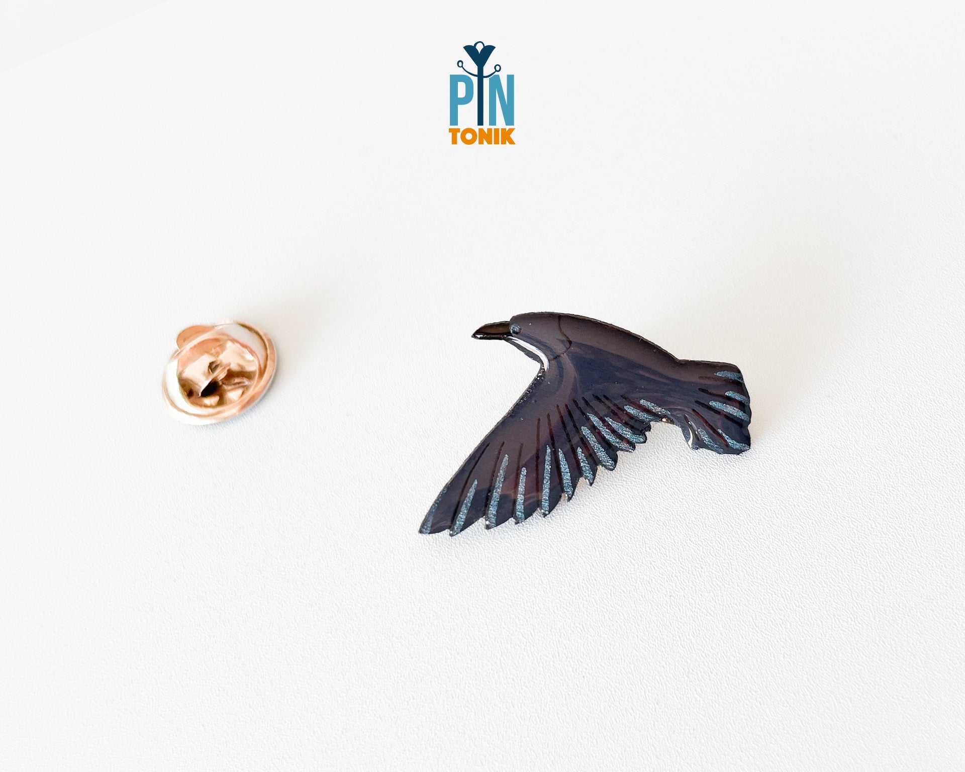 Flying Crow Pin