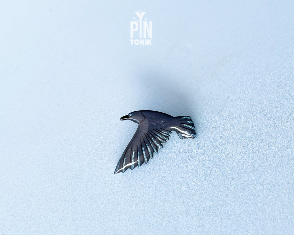 Flying Crow Pin