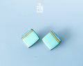 Turquoise Square Studs