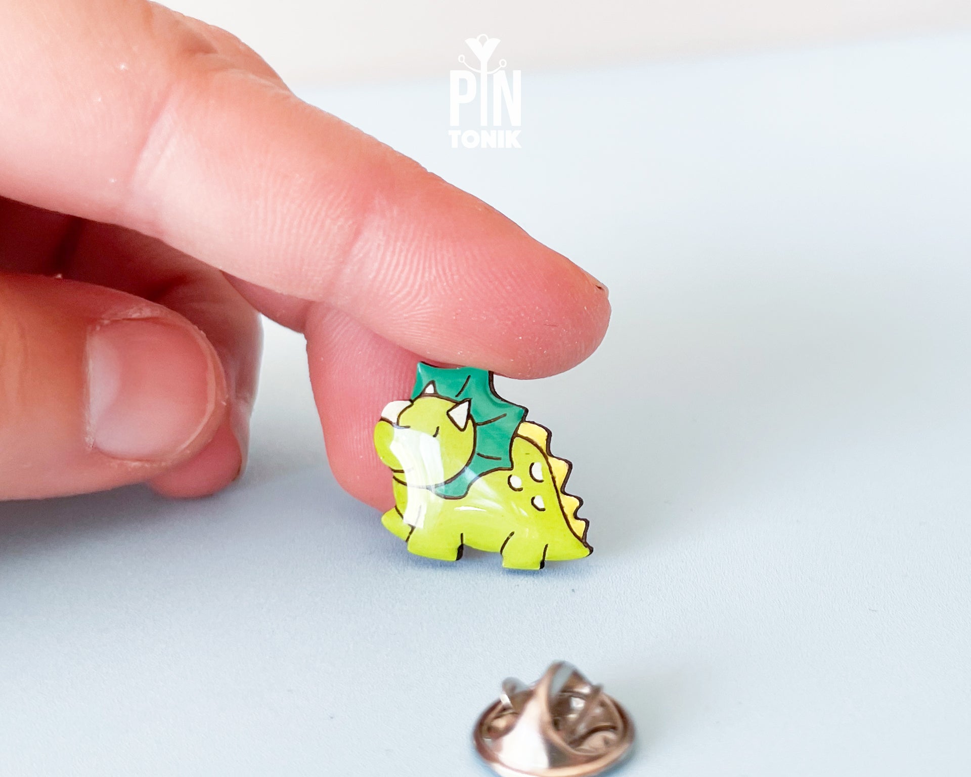 Triceratops Pin