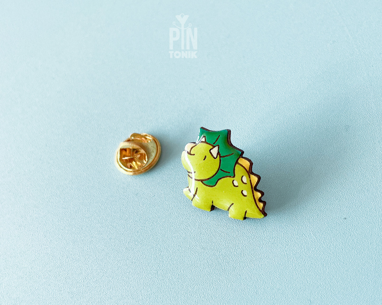 Triceratops Pin
