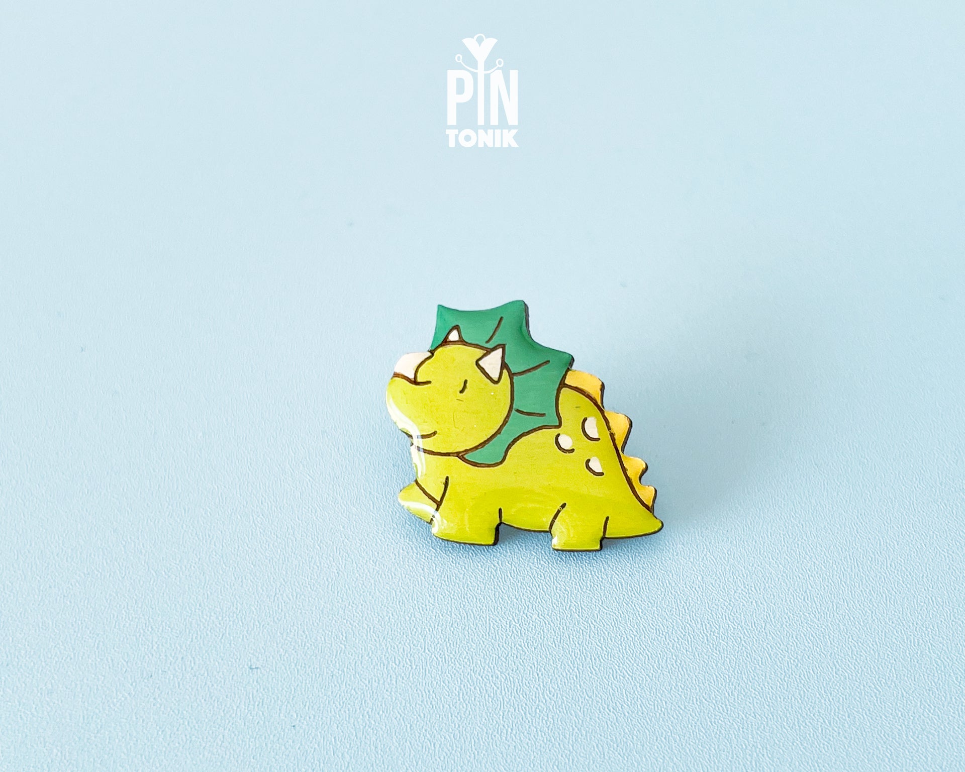 Triceratops Pin