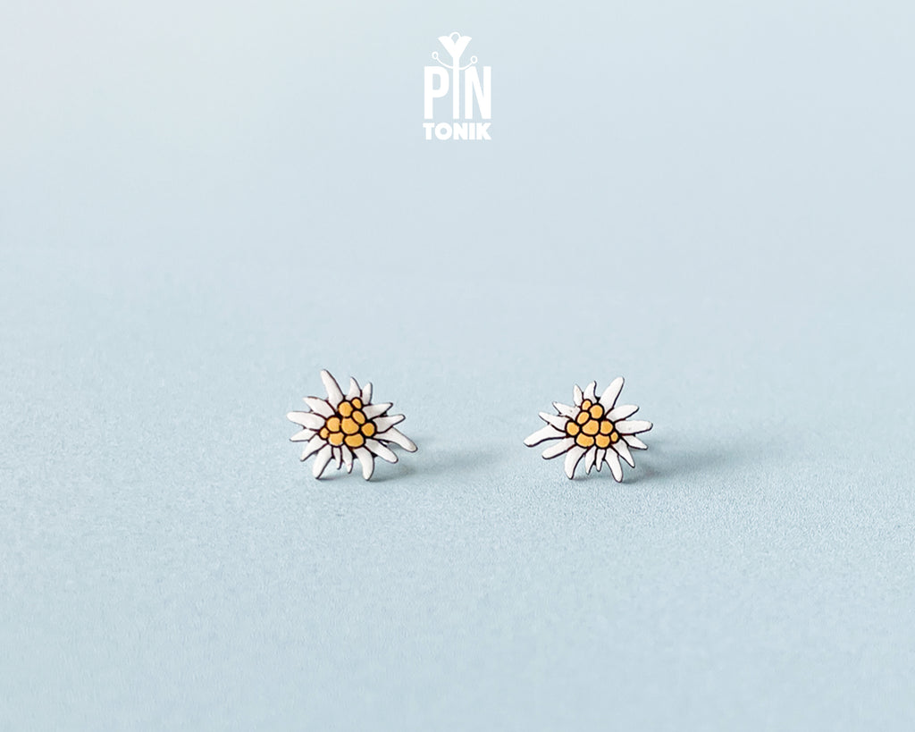 Boucles d'oreilles Edelweiss