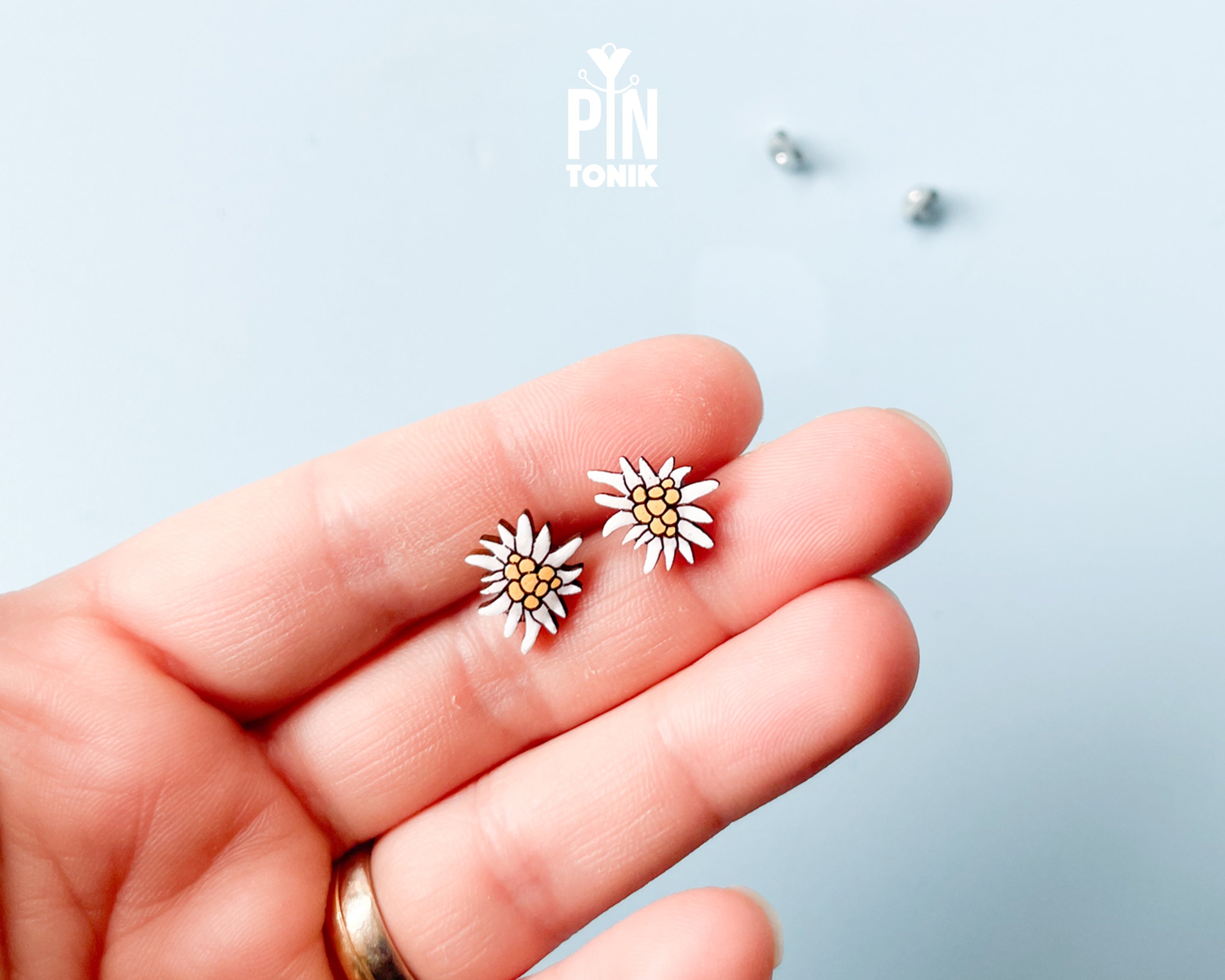 Boucles d'oreilles Edelweiss