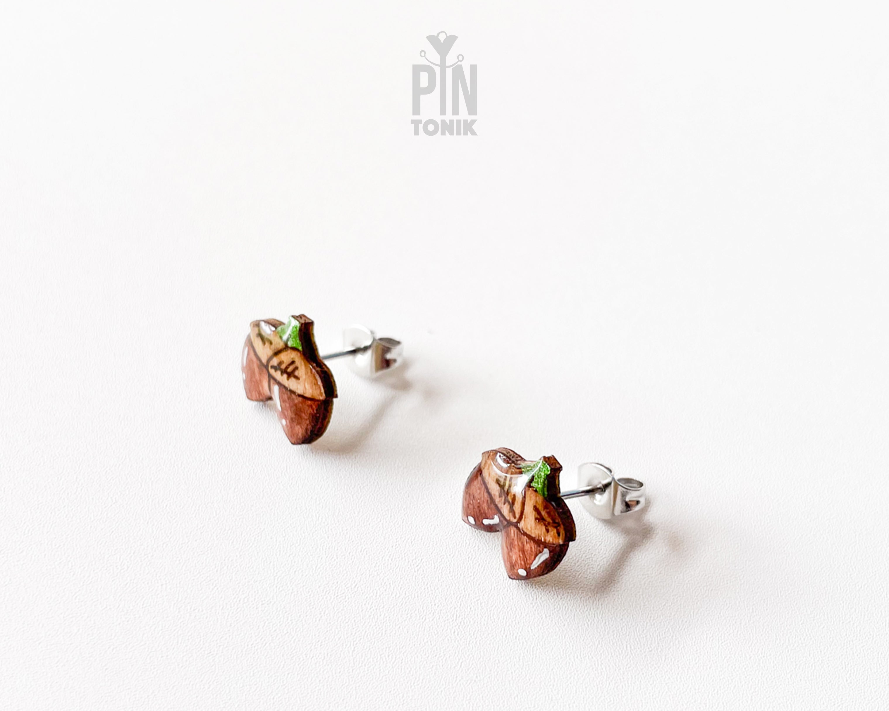Acorn Stud Earrings