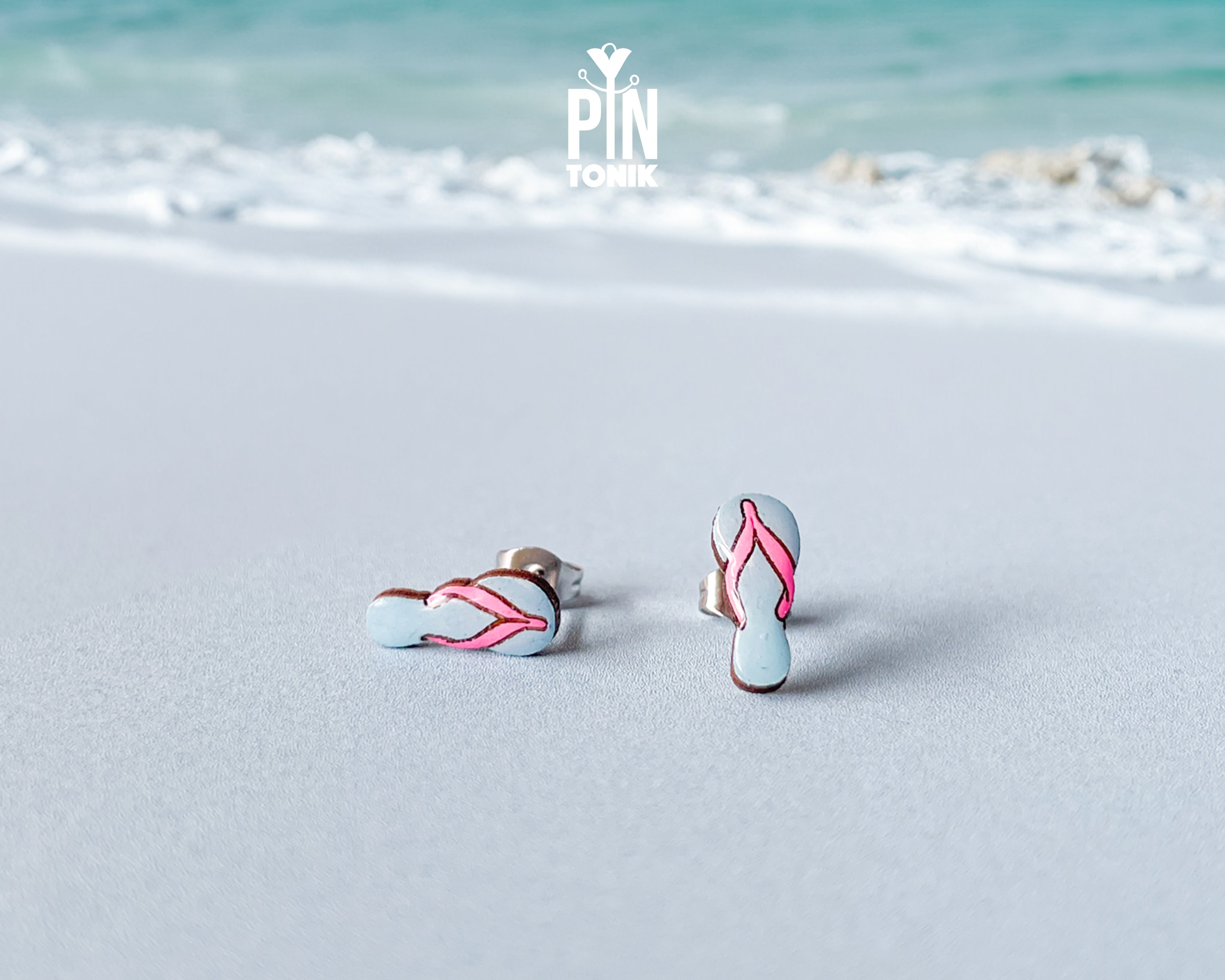 Flip Flop Stud Earrings