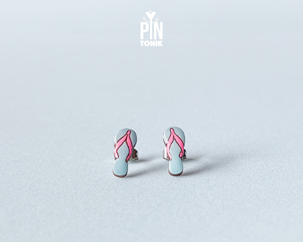 Flip Flop Stud Earrings