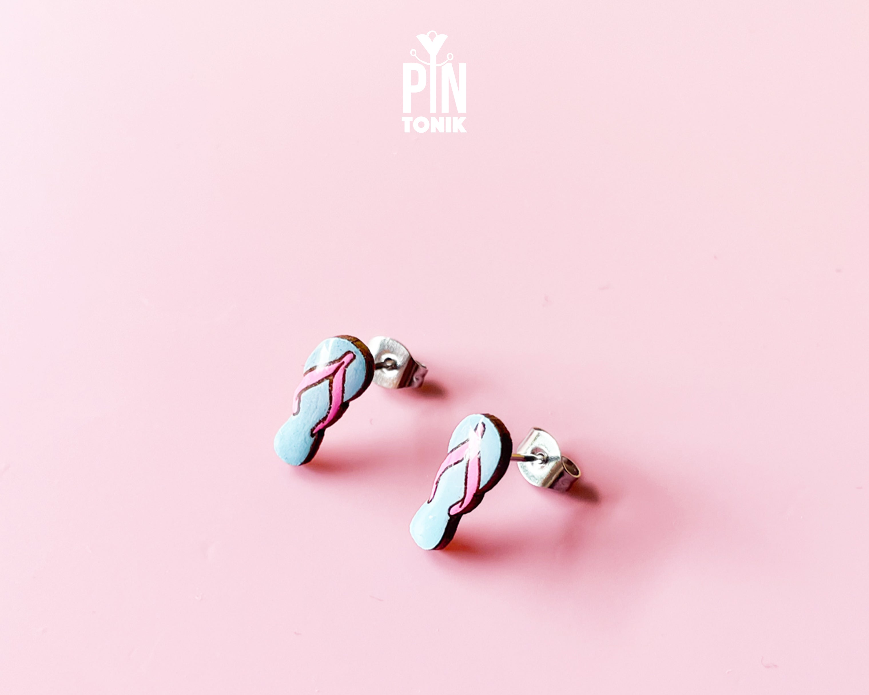 Flip Flop Stud Earrings
