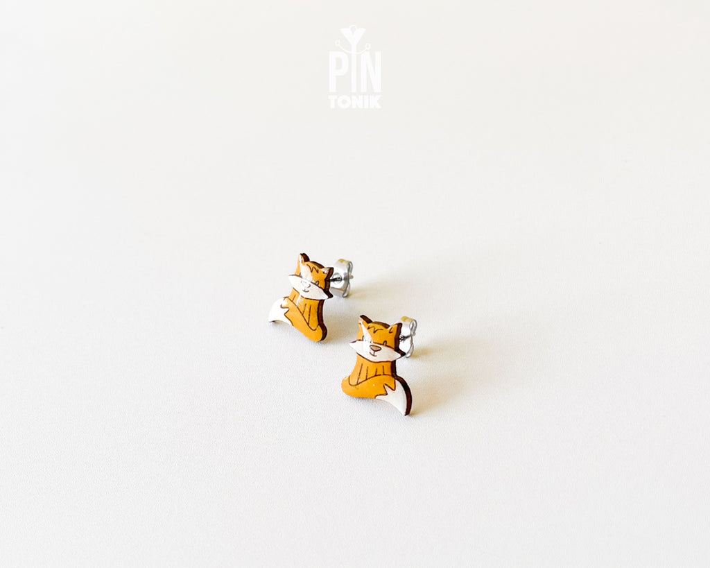 Fox Stud Earrings