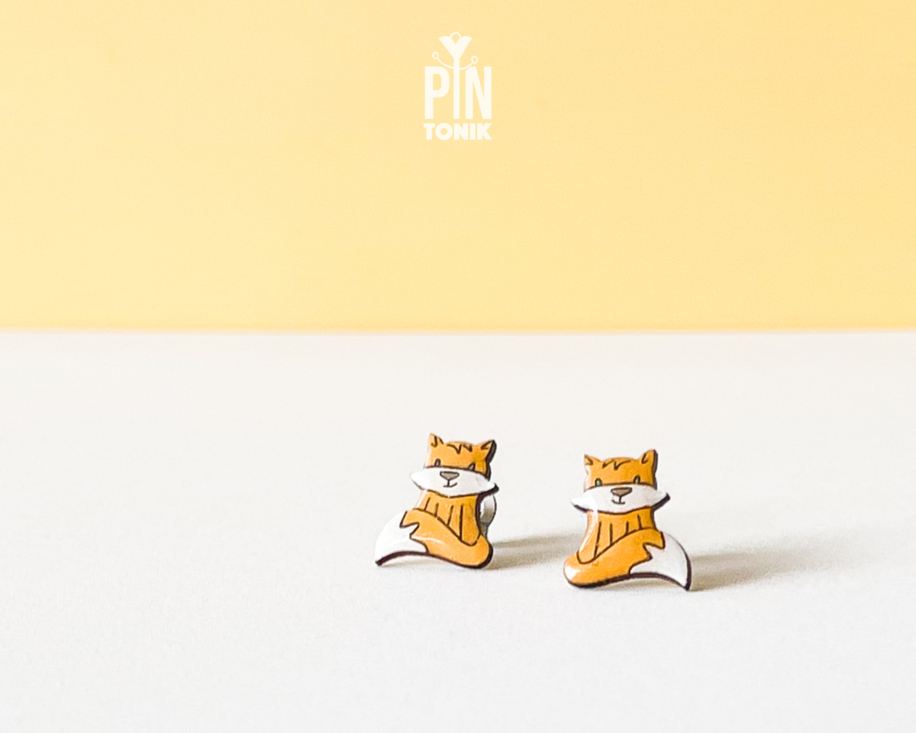 Fox Stud Earrings