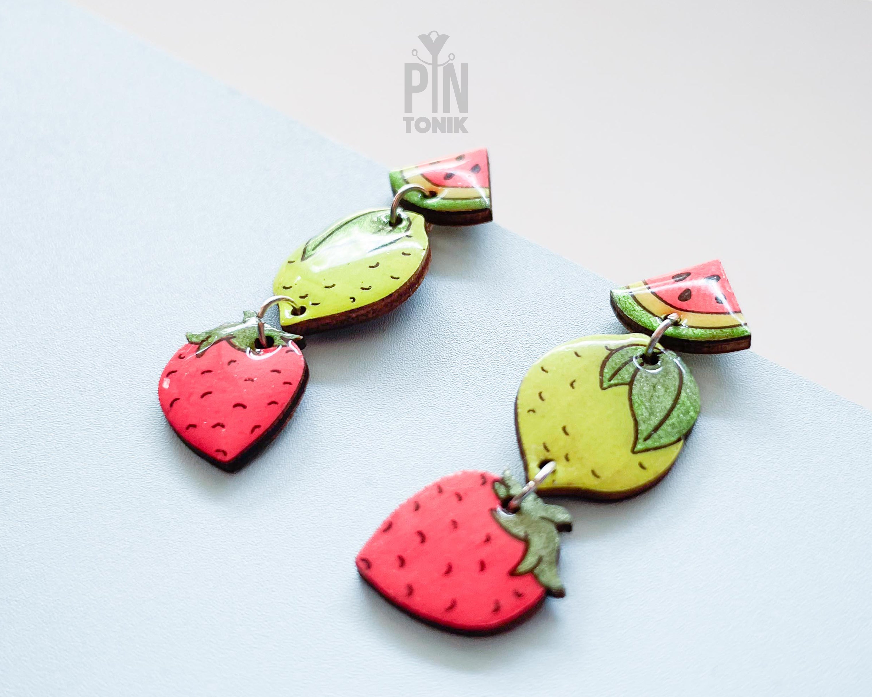 Summer Fruits Dangle Earrings