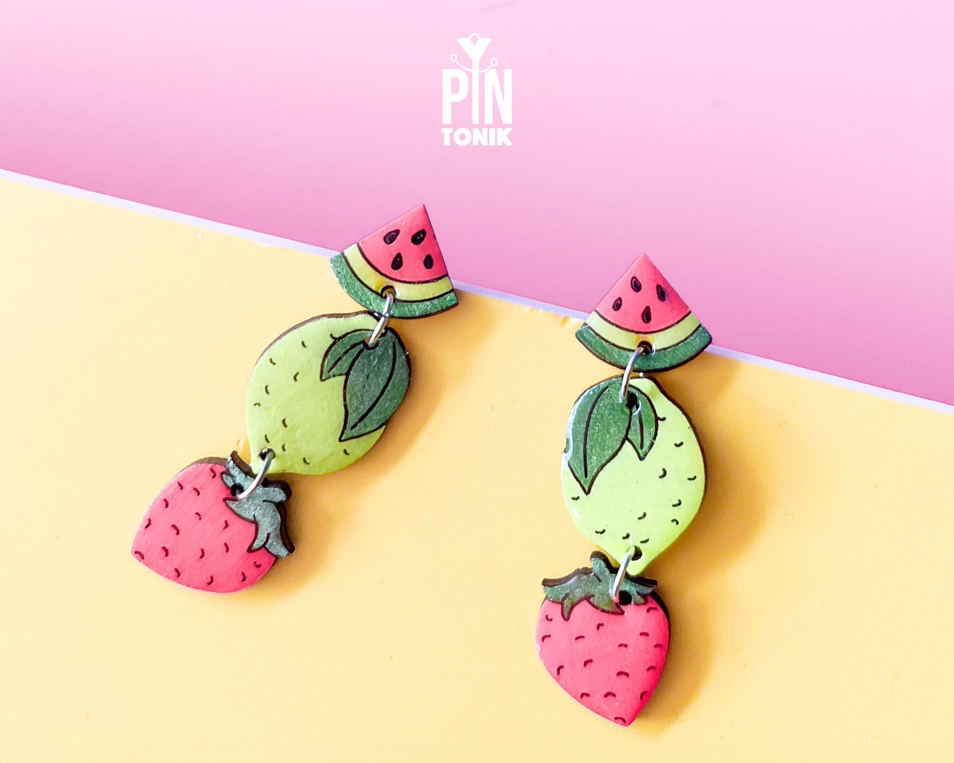 Summer Fruits Dangle Earrings