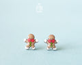 Gingerbread Man Studs
