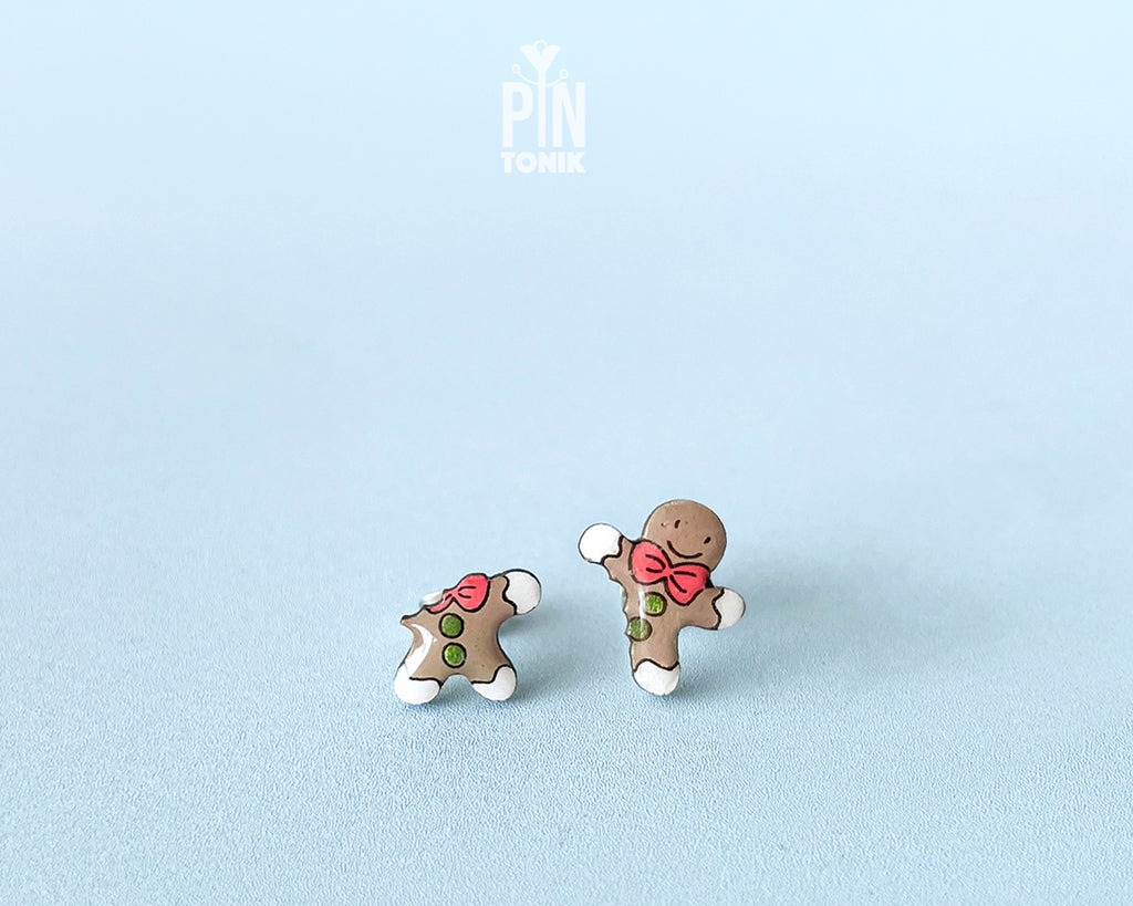 Bitten Gingerbread Studs