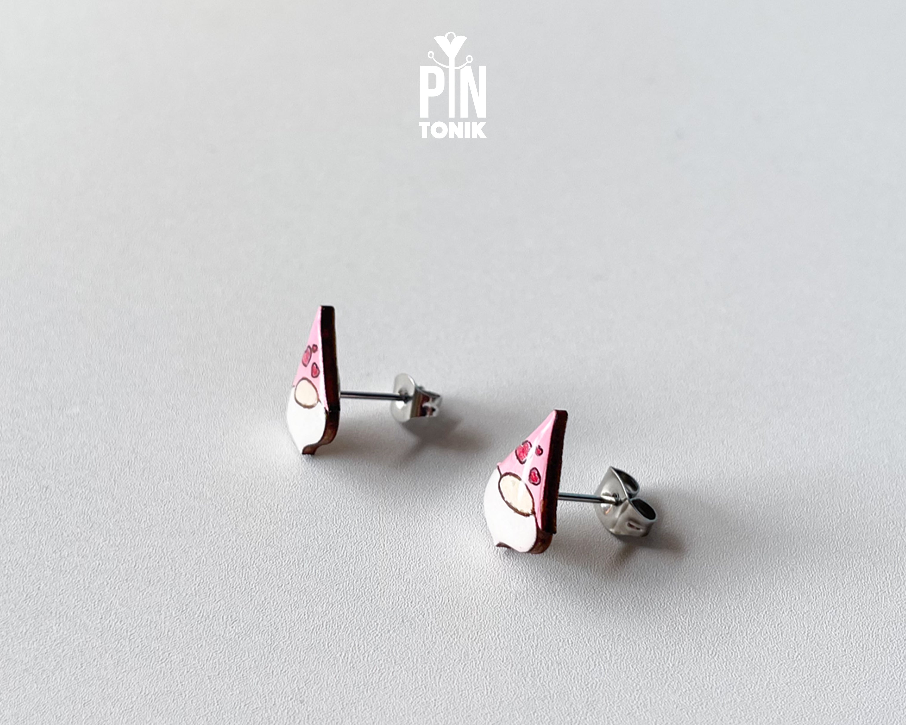 Boucles d'oreilles clous Gnome Amour