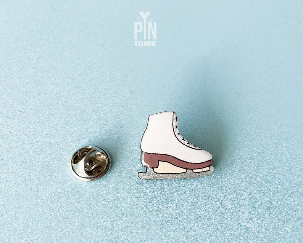 Ice Skate Pin