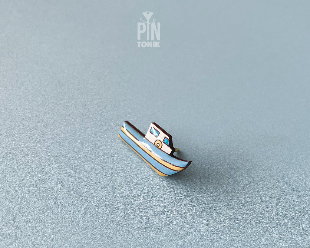 Fishing Boat Pin