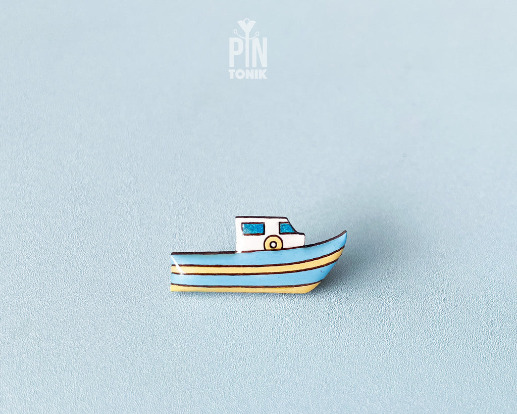 Fishing Boat Pin