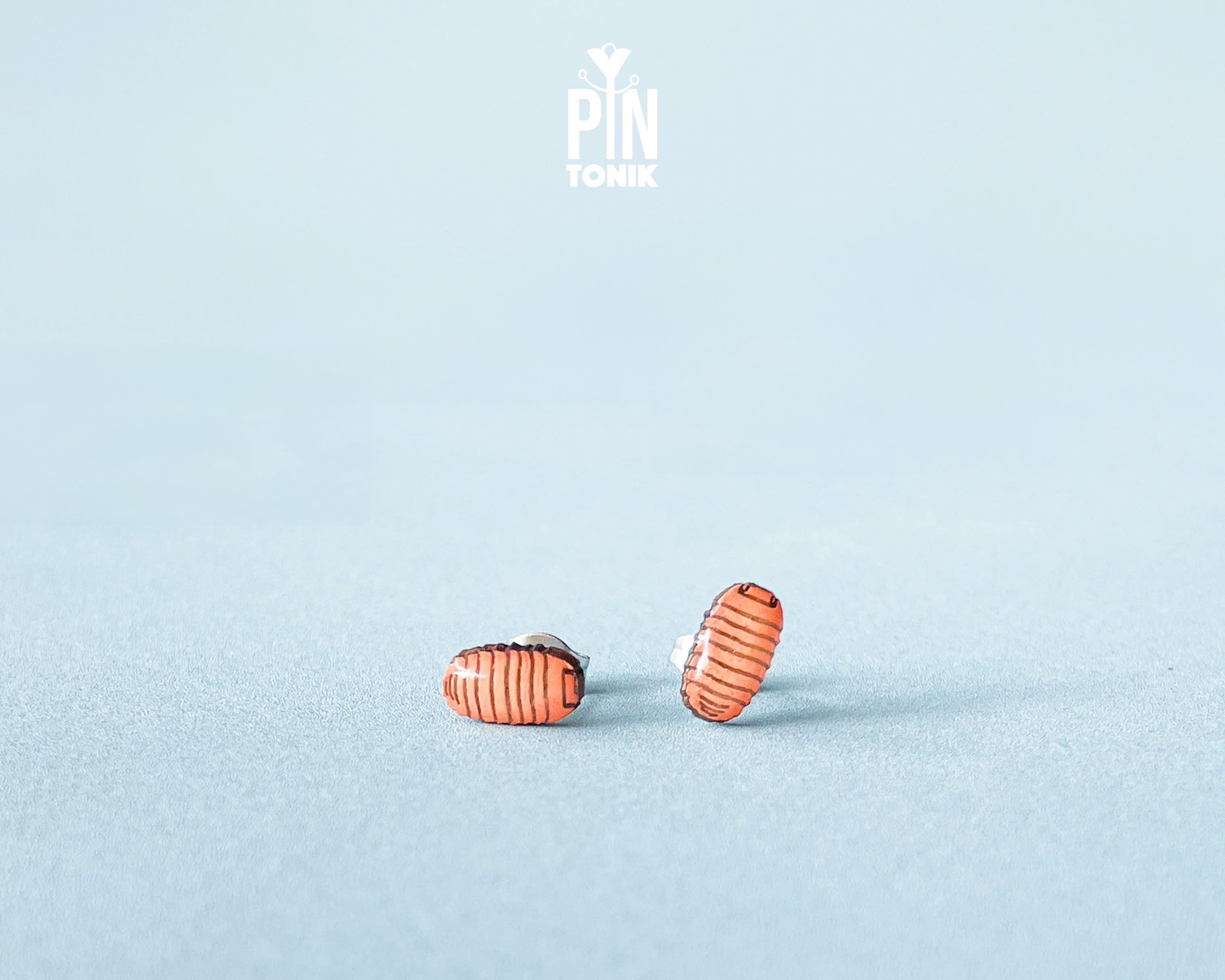 Colorful Rolly Polly Stud Earrings